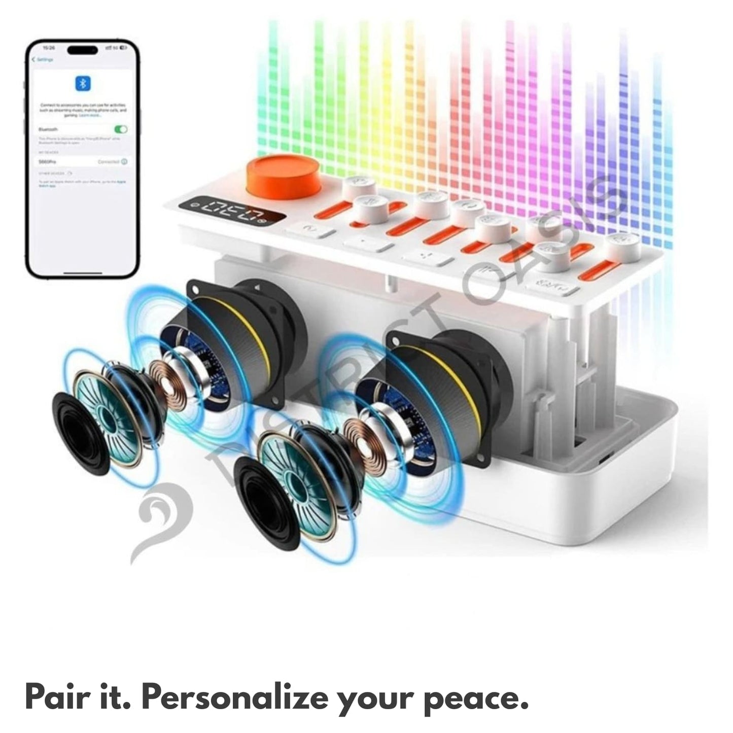 White Noise & Calm Light for Anxiety-Free Sleep – OasisDrift™