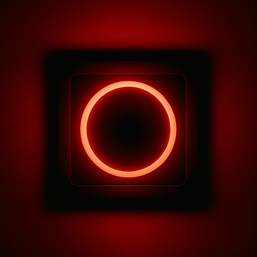 Calming Red Night Light for Stress-Free Sleep – OasisGlow™
