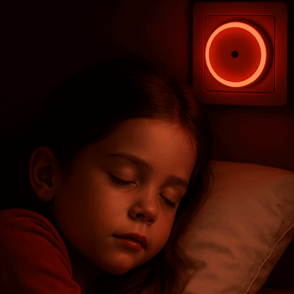Calming Red Night Light for Stress-Free Sleep – OasisGlow™