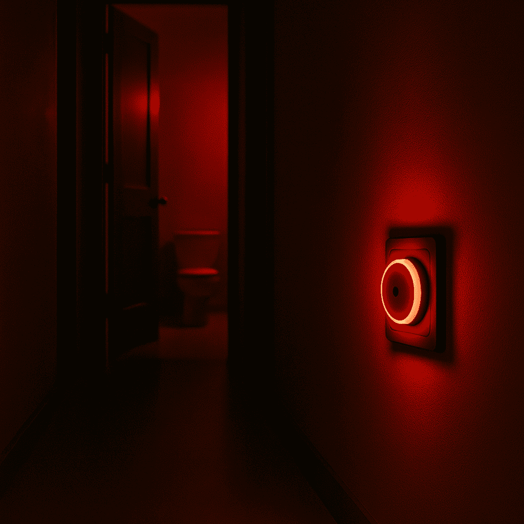 Calming Red Night Light for Stress-Free Sleep – OasisGlow™