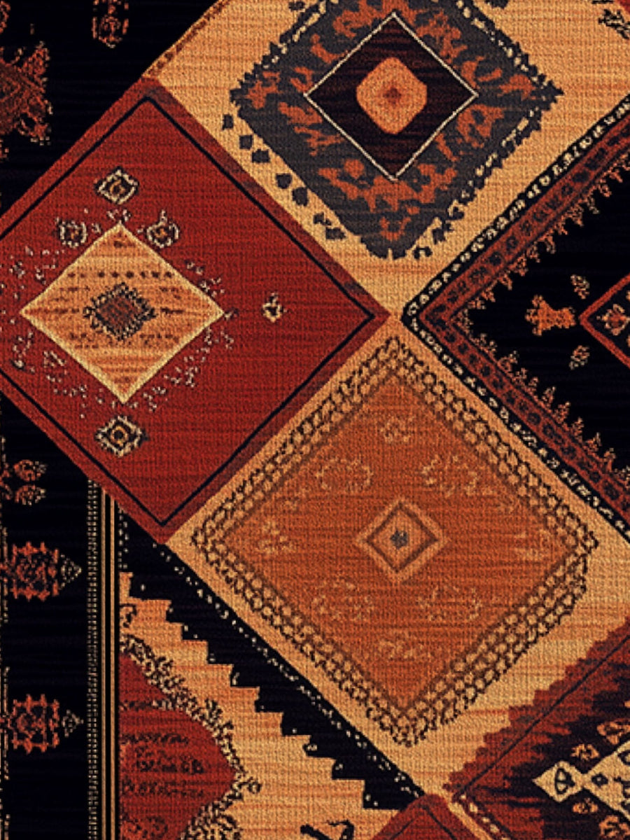 Ancient Tribal Geometry Rug | Nature - Inspired Rug by districtoasis