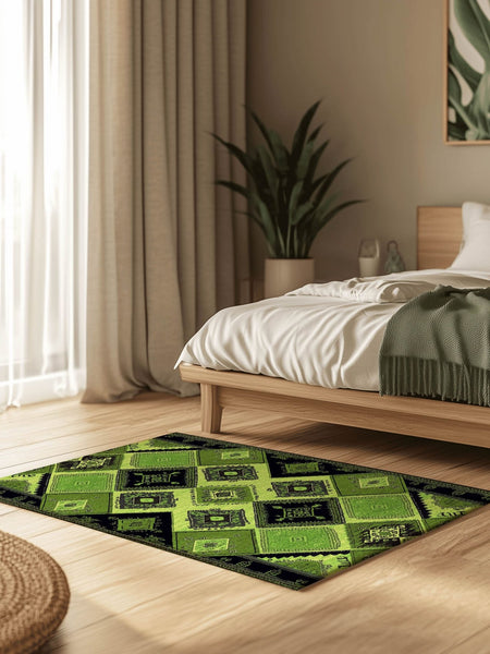 Ancient Tribal Geometry Rug | Nature - Inspired Rug by districtoasis
