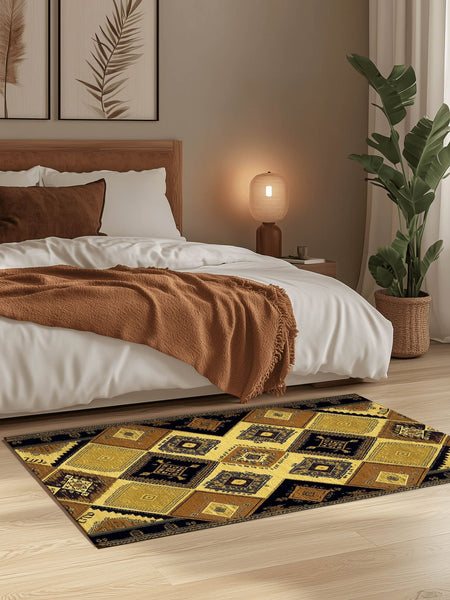 Ancient Tribal Geometry Rug | Nature - Inspired Rug by districtoasis