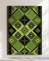 Ancient Tribal Geometry Rug | Nature - Inspired Rug by districtoasis
