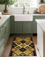Ancient Tribal Geometry Rug | Nature - Inspired Rug by districtoasis