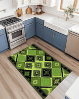 Ancient Tribal Geometry Rug | Nature - Inspired Rug by districtoasis