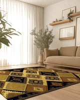 Ancient Tribal Geometry Rug | Nature - Inspired Rug by districtoasis