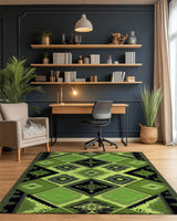 Ancient Tribal Geometry Rug | Nature - Inspired Rug by districtoasis