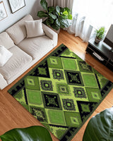 Ancient Tribal Geometry Rug | Nature - Inspired Rug by districtoasis
