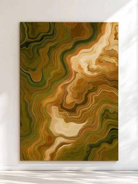 Aqua Merge Abstract Rug | Nature - Inspired Rug by districtoasis