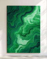 Aqua Merge Abstract Rug | Nature - Inspired Rug by districtoasis