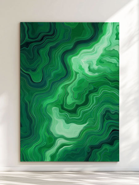Aqua Merge Abstract Rug | Nature - Inspired Rug by districtoasis