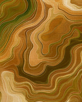 Aqua Merge Abstract Rug | Nature - Inspired Rug by districtoasis