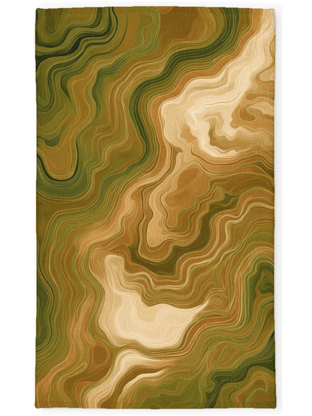 Aqua Merge Abstract Rug – Flowing Aquatic Design, Serene & Striking | Nature - Inspired Rug by districtoasis