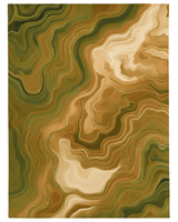 Aqua Merge Abstract Rug – Flowing Aquatic Design, Serene & Striking | Nature - Inspired Rug by districtoasis