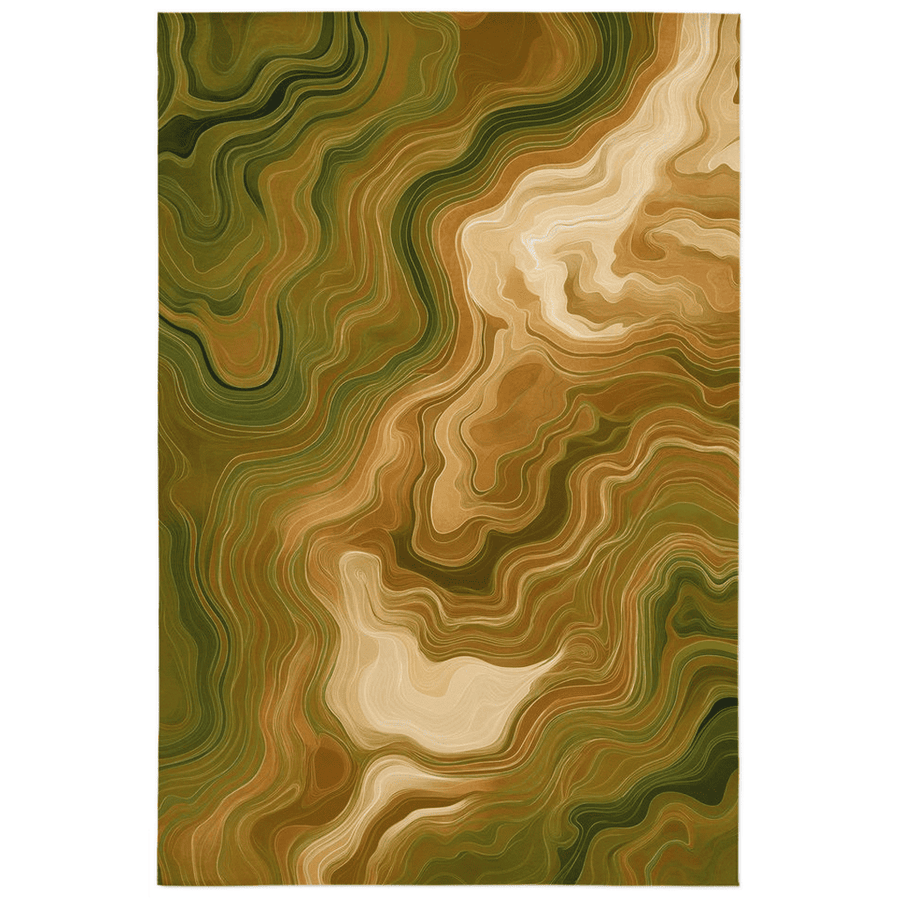 Aqua Merge Abstract Rug – Flowing Aquatic Design, Serene & Striking | Nature - Inspired Rug by districtoasis