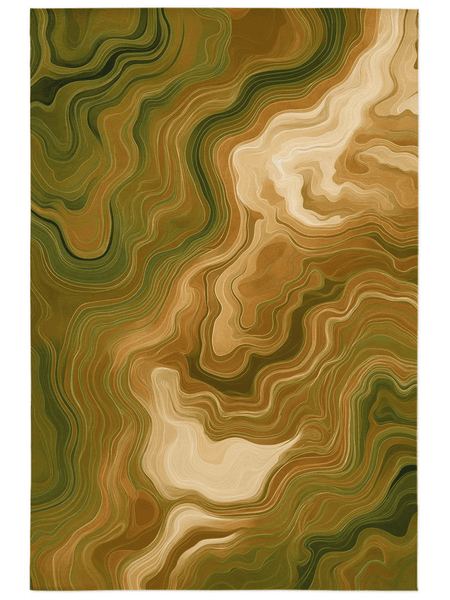 Aqua Merge Abstract Rug – Flowing Aquatic Design, Serene & Striking | Nature - Inspired Rug by districtoasis
