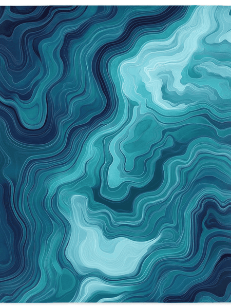 Aqua Merge Abstract Rug – Flowing Aquatic Design, Serene & Striking | Nature - Inspired Rug by districtoasis