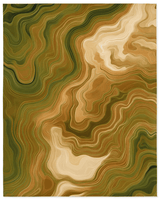 Aqua Merge Abstract Rug – Flowing Aquatic Design, Serene & Striking | Nature - Inspired Rug by districtoasis