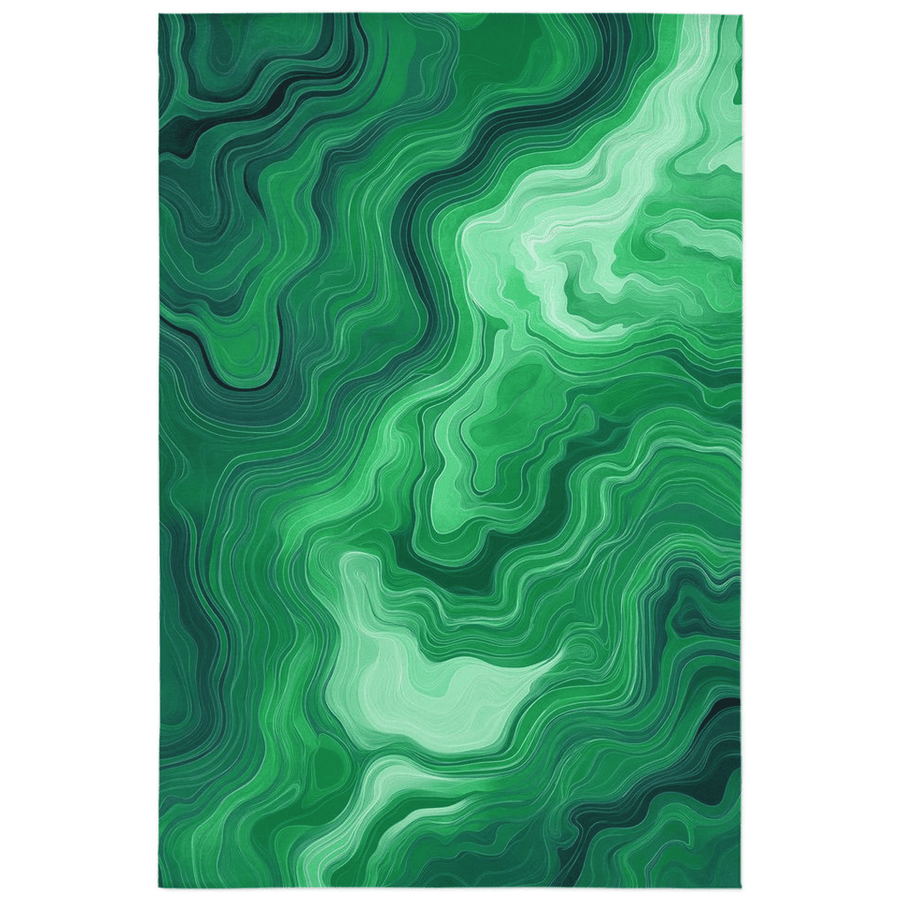 Aqua Merge Abstract Rug – Flowing Aquatic Design, Serene & Striking | Nature - Inspired Rug by districtoasis