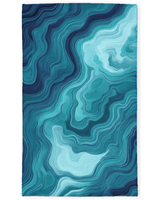 Aqua Merge Abstract Rug – Flowing Aquatic Design, Serene & Striking | Nature - Inspired Rug by districtoasis