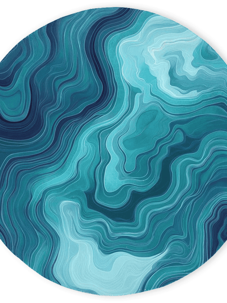 Aqua Merge Abstract Rug – Flowing Aquatic Design, Serene & Striking | Nature - Inspired Rug by districtoasis