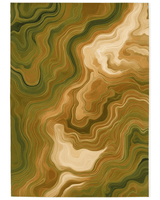 Aqua Merge Abstract Rug – Flowing Aquatic Design, Serene & Striking | Nature - Inspired Rug by districtoasis