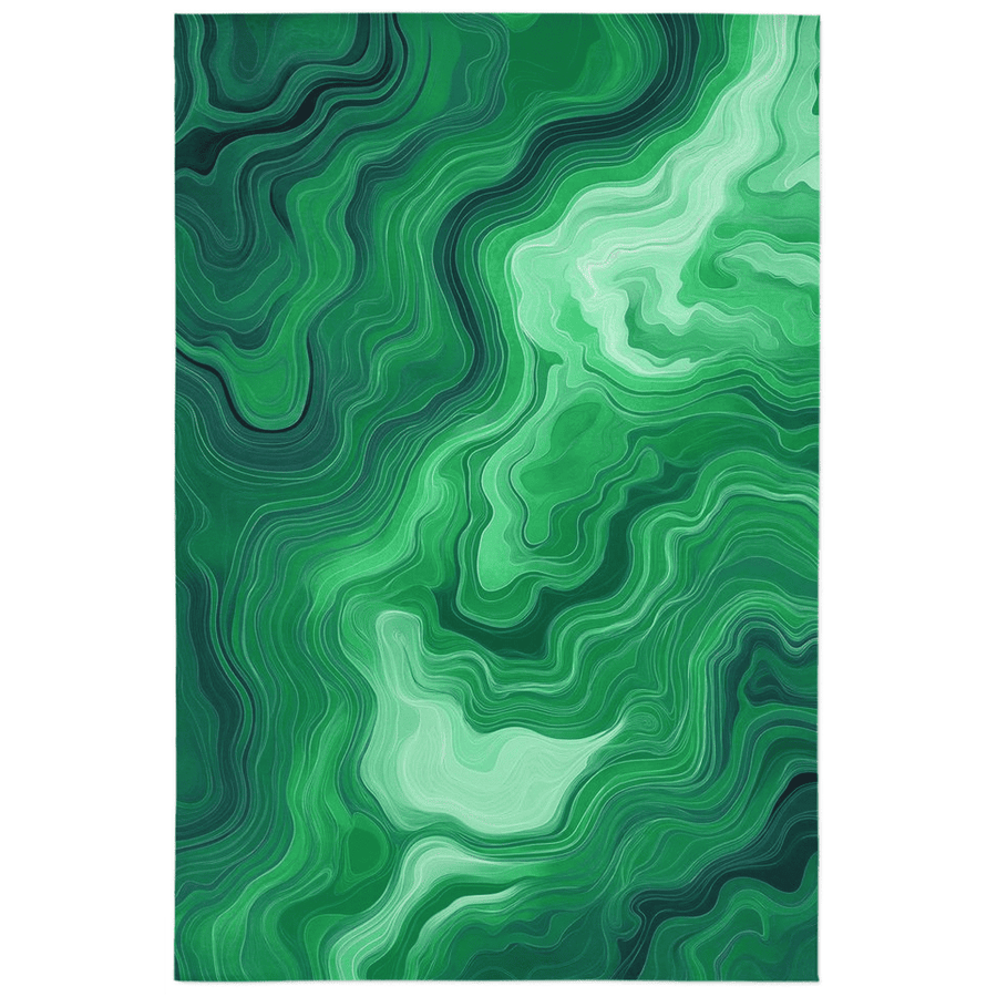 Aqua Merge Abstract Rug – Flowing Aquatic Design, Serene & Striking | Nature - Inspired Rug by districtoasis