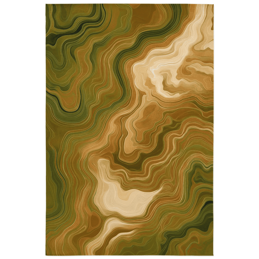 Aqua Merge Abstract Rug – Flowing Aquatic Design, Serene & Striking | Nature - Inspired Rug by districtoasis