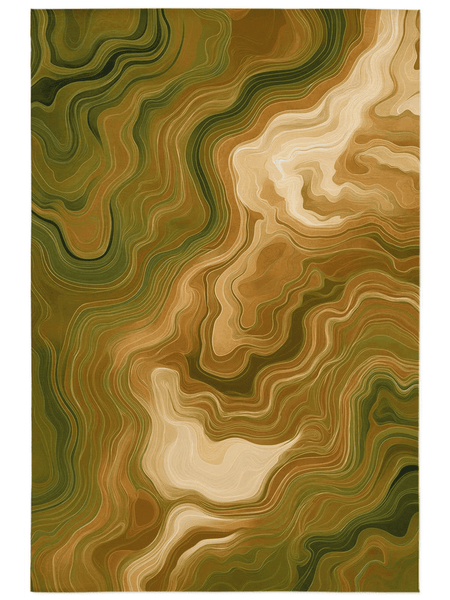 Aqua Merge Abstract Rug – Flowing Aquatic Design, Serene & Striking | Nature - Inspired Rug by districtoasis