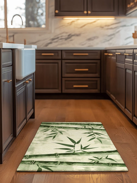 Artisan Bamboo Harmony Rug – Bali - Inspired, Soft & Durable | Nature - Inspired Rug by districtoasis