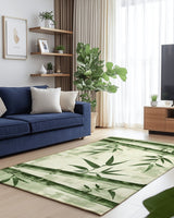 Artisan Bamboo Harmony Rug – Bali - Inspired, Soft & Durable | Nature - Inspired Rug by districtoasis