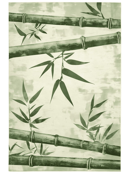 Artisan Bamboo Harmony Rug – Bali - Inspired, Soft & Durable | Nature - Inspired Rug by districtoasis