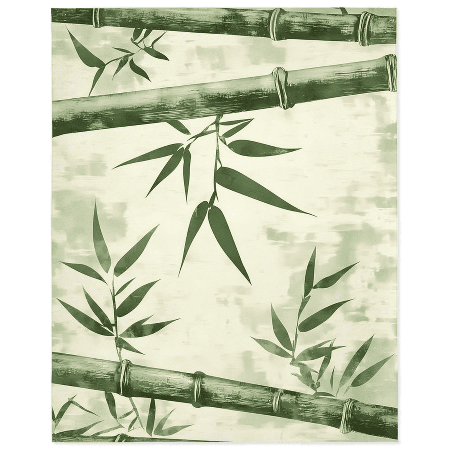 Artisan Bamboo Harmony Rug – Bali - Inspired, Soft & Durable | Nature - Inspired Rug by districtoasis