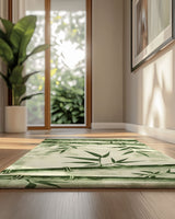 Artisan Bamboo Harmony Rug – Bali - Inspired, Soft & Durable | Nature - Inspired Rug by districtoasis