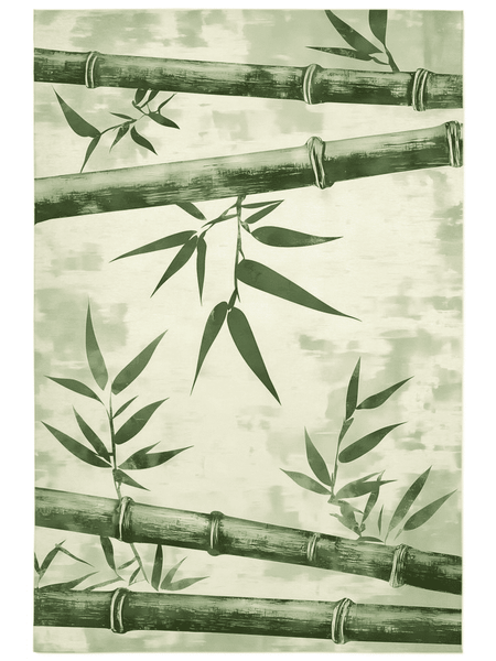 Artisan Bamboo Harmony Rug – Bali - Inspired, Soft & Durable | Nature - Inspired Rug by districtoasis