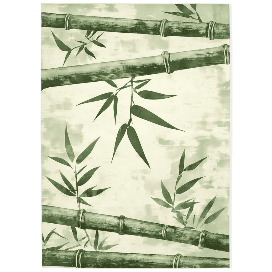 Artisan Bamboo Harmony Rug – Bali - Inspired, Soft & Durable | Nature - Inspired Rug by districtoasis