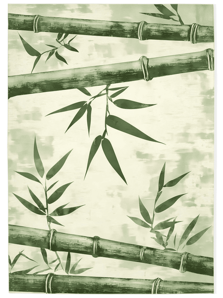 Artisan Bamboo Harmony Rug – Bali - Inspired, Soft & Durable | Nature - Inspired Rug by districtoasis