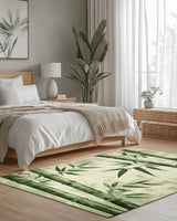 Artisan Bamboo Harmony Rug – Bali - Inspired, Soft & Durable | Nature - Inspired Rug by districtoasis
