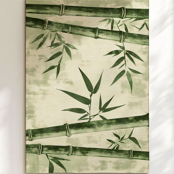 Artisan Bamboo Harmony Rug – Bali-Inspired, Soft & Durable