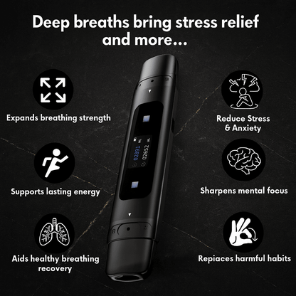Breathing Trainer for Calm, Focus, and Better Sleep - OasisAir™