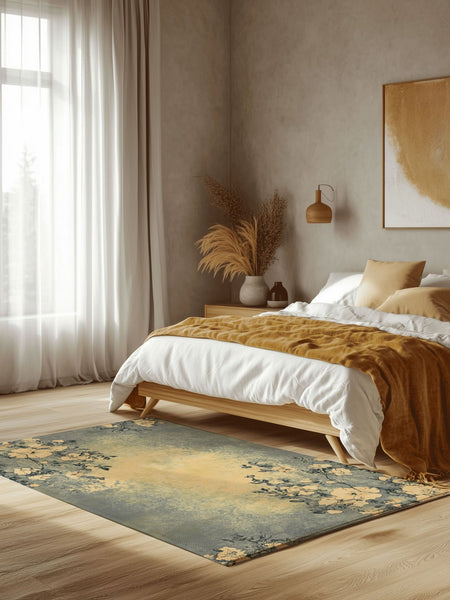 Blooming Embrace Rug | Nature - Inspired Rug by districtoasis