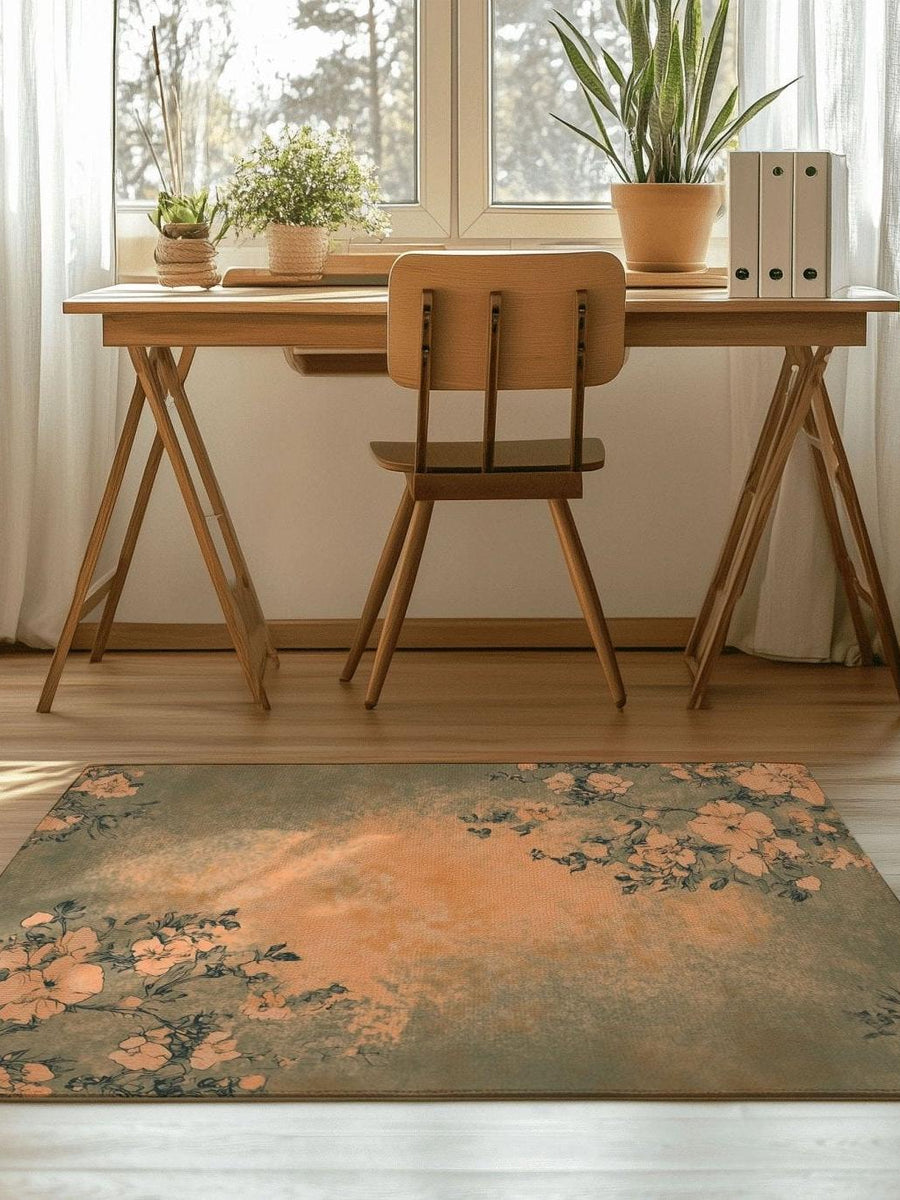 Blooming Embrace Rug | Nature - Inspired Rug by districtoasis