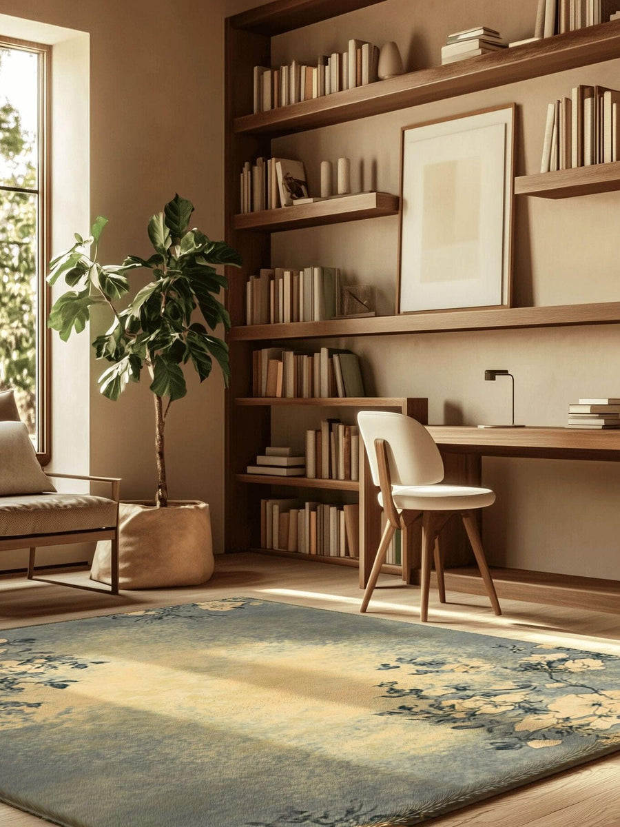 Blooming Embrace Rug | Nature - Inspired Rug by districtoasis