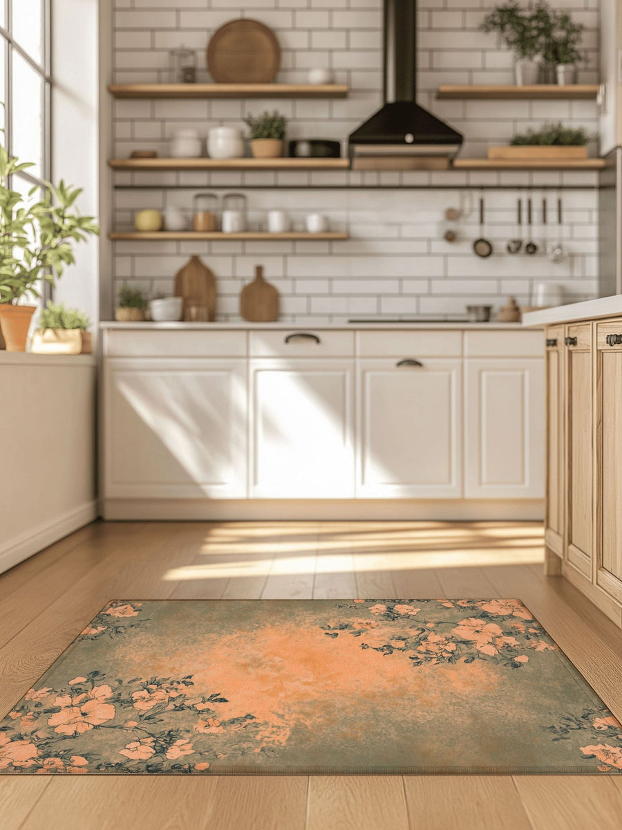 Blooming Embrace Rug | Nature - Inspired Rug by districtoasis