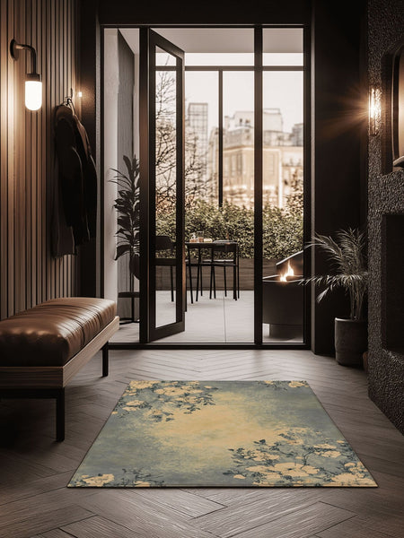 Blooming Embrace Rug | Nature - Inspired Rug by districtoasis