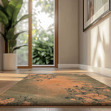 Blooming Embrace Rug | Nature - Inspired Rug by districtoasis