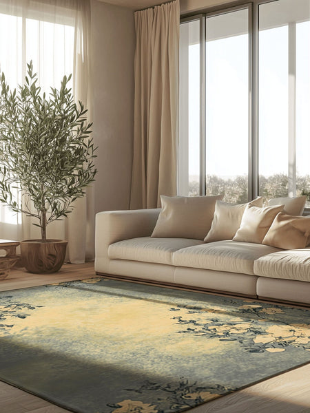 Blooming Embrace Rug | Nature - Inspired Rug by districtoasis