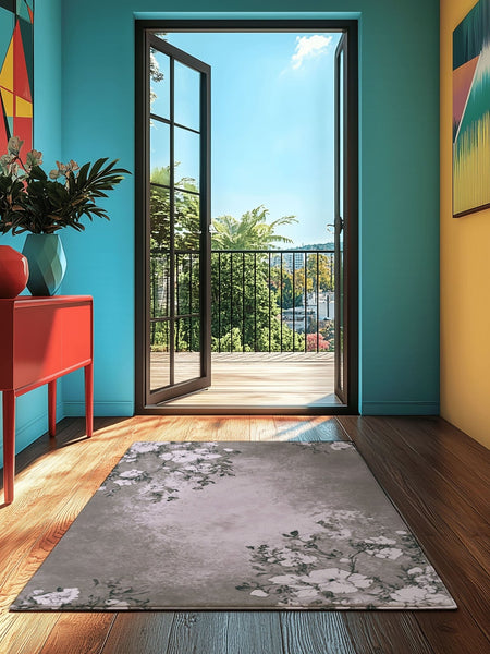 Blooming Embrace Rug | Nature - Inspired Rug by districtoasis