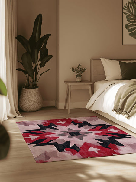 Bohemian Firelight Tapestry Rug | Nature - Inspired Rug by districtoasis